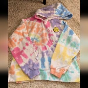 girls tie dye hoodie